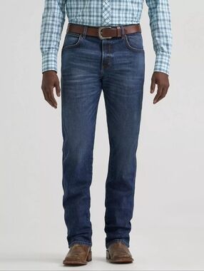 Wrangler Retro Slim Straight Jeans - Indigo Blue